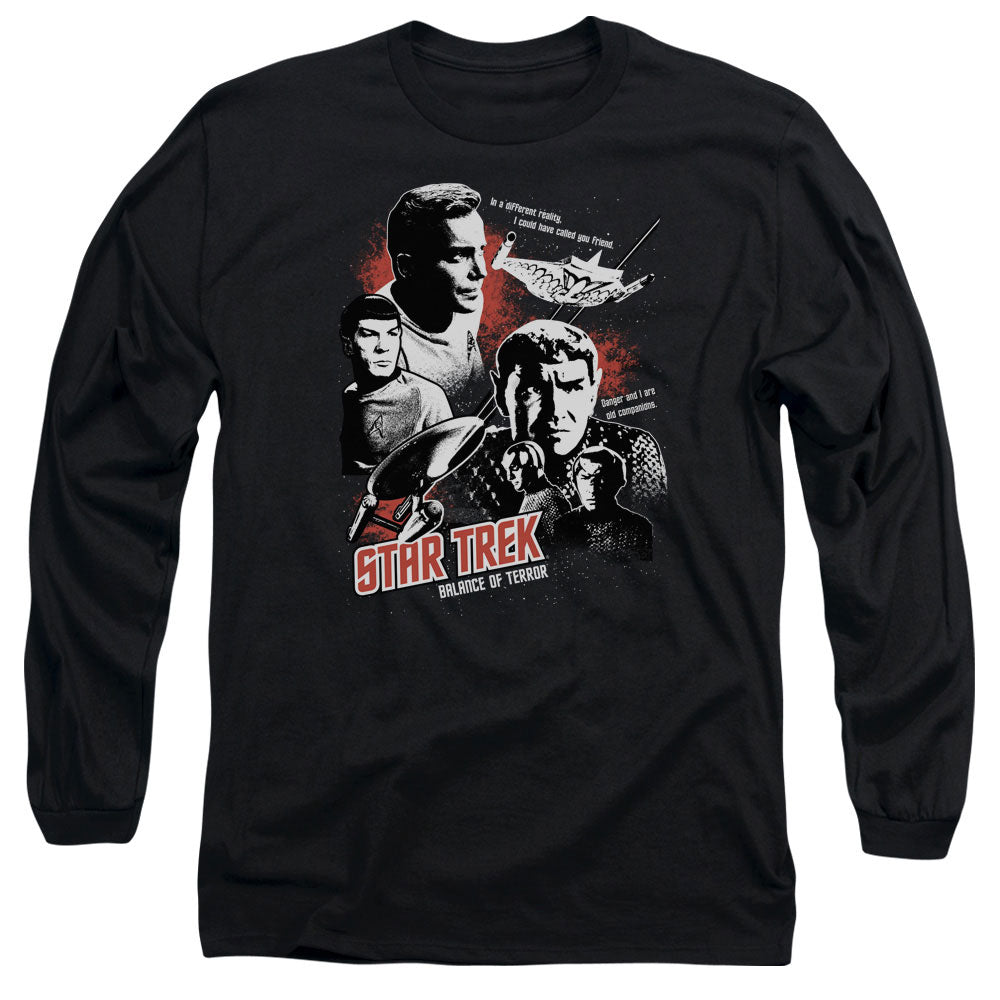 Star Trek - Balance Of Terror - Long Sleeve Adult 18/1 - Black T-shirt