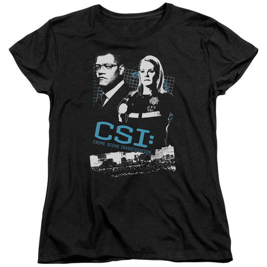 CSI INVESTIGATE THIS - S/S WOMENS TEE - BLACK T-Shirt