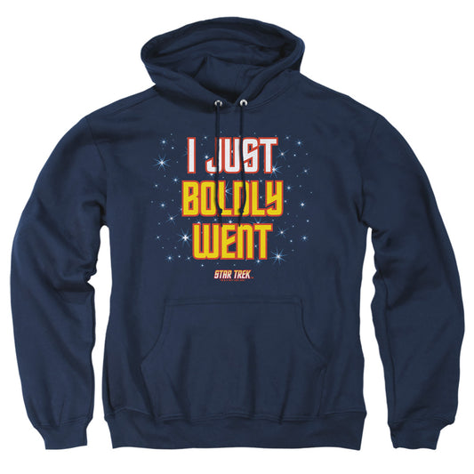 Star Trek - Boldly Went - Adult Pull-over Hoodie - Navy
