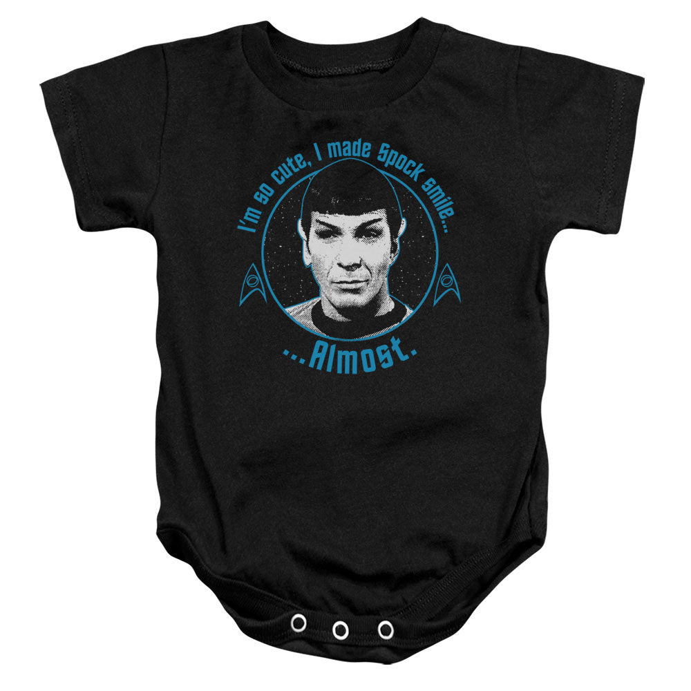 Star Trek - Almost Smile - Infant Snapsuit - Black
