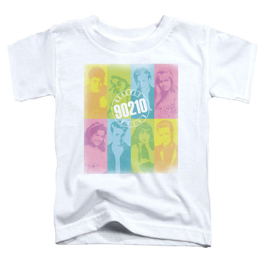 90210 - Color Block Of Friends - Short Sleeve Toddler Tee - White T-shirt
