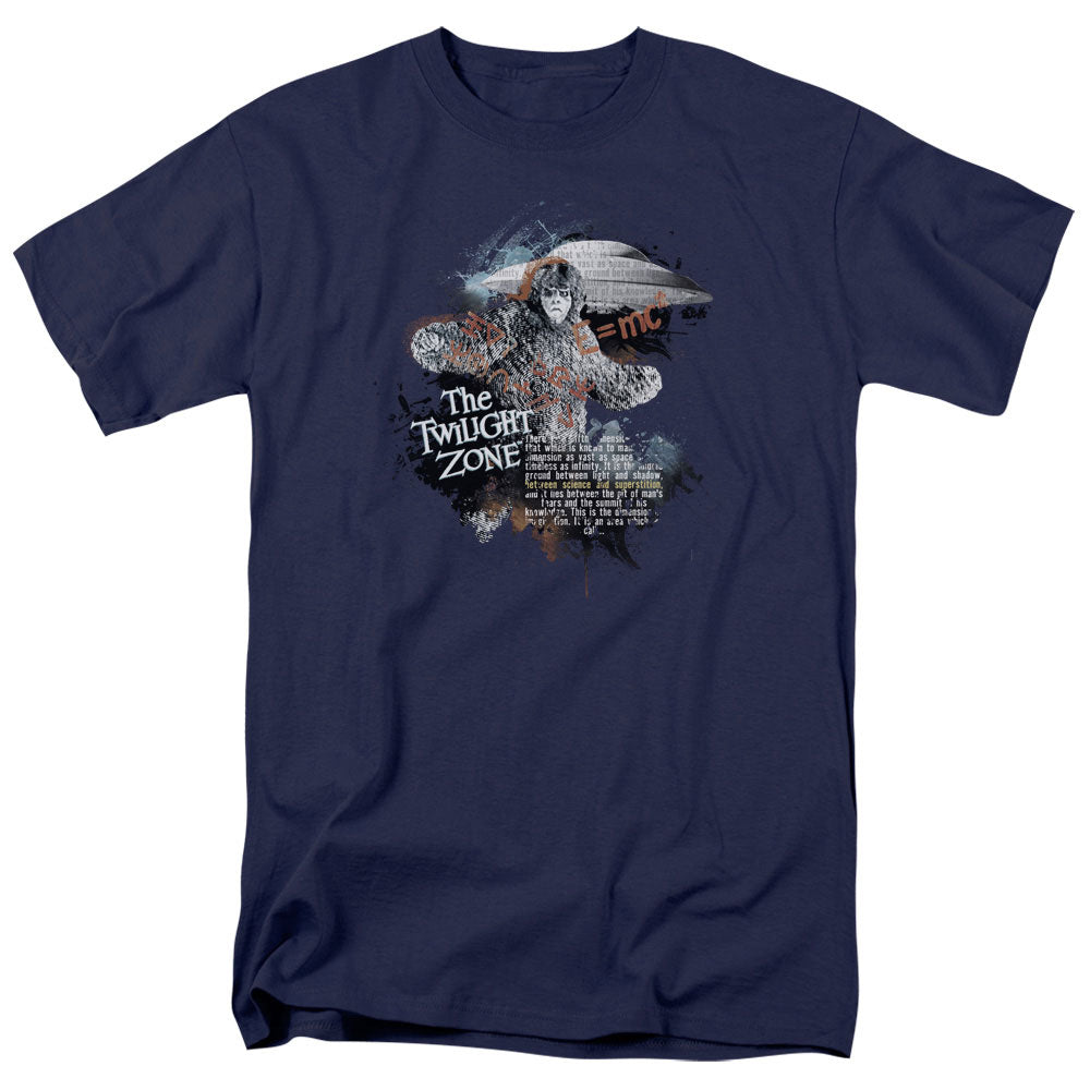 Twilight Zone - Science&superstition - Short Sleeve Adult 18/1 - Navy T-shirt