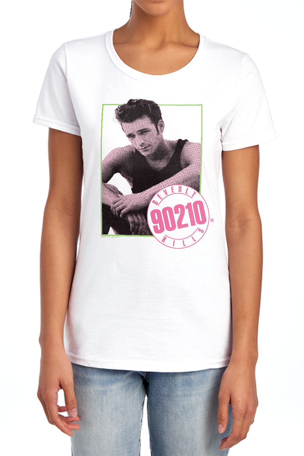 90210 - Dylan - Short Sleeve Womens Tee - White T-shirt