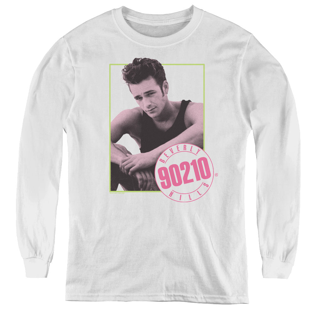 90210 - Dylan - Youth Long Sleeve Tee - White