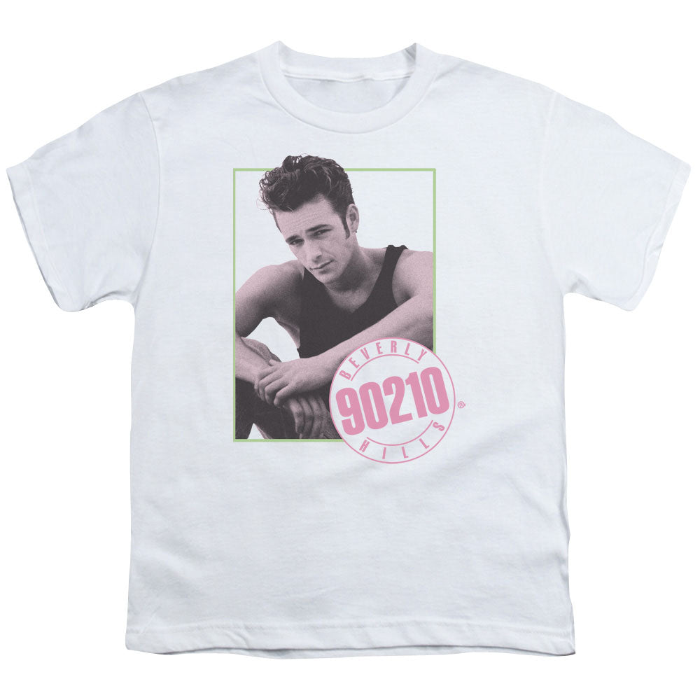90210 - Dylan - Short Sleeve Youth 18/1 - White T-shirt