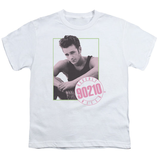 90210 - Dylan - Short Sleeve Youth 18/1 - White T-shirt