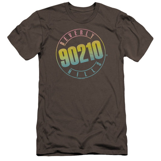 90210 - Color Blend Logo-premuim Canvas Adult Slim Fit 30/1 - Charcoal