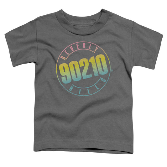 90210 - Color Blend Logo - Short Sleeve Toddler Tee - Charcoal T-shirt
