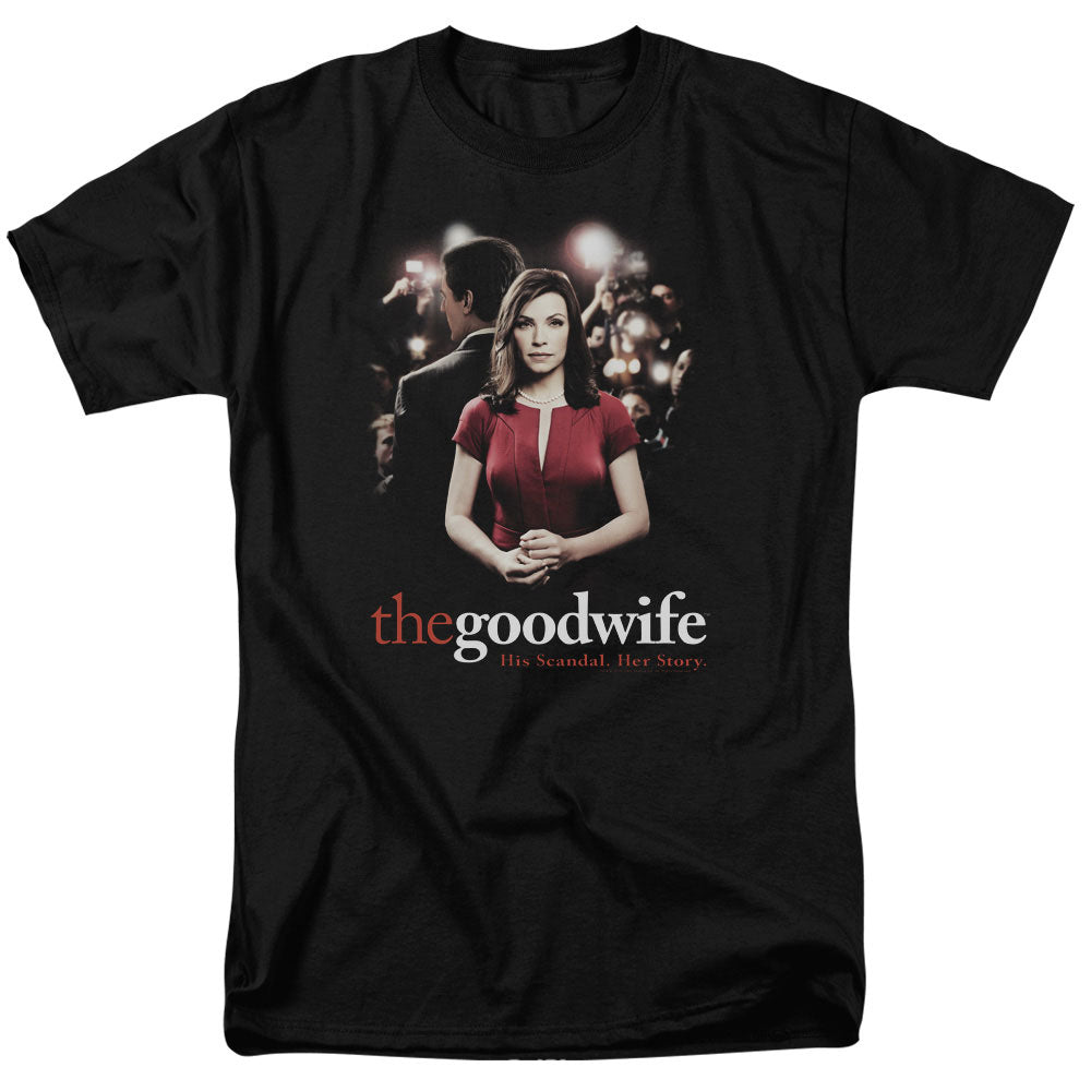The Good Wife - Bad Press - Short Sleeve Adult 18/1 - Black T-shirt