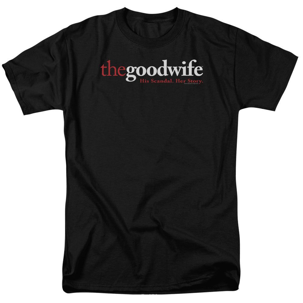 The Good Wife - Logo - Short Sleeve Adult 18/1 - Black T-shirt