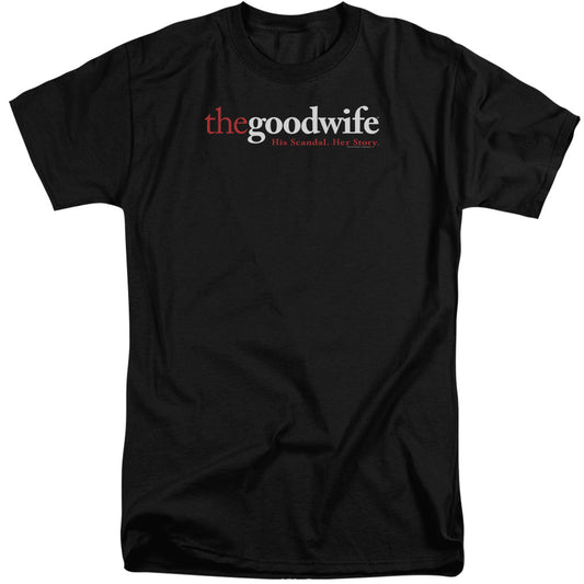 The Good Wife - Logo - Short Sleeve Adult Tall - Black T-shirt