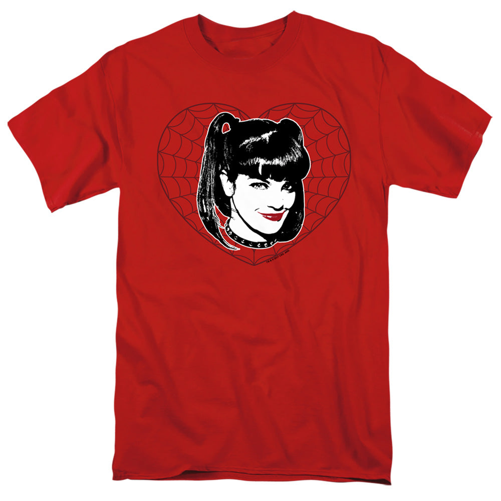 Ncis - Abby Heart - Short Sleeve Adult 18/1 - Red T-shirt