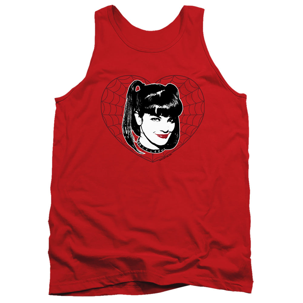 Ncis - Abby Heart - Adult Tank - Red