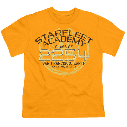 Star Trek - Kirk Graduation - Short Sleeve Youth 18/1 - Gold T-shirt