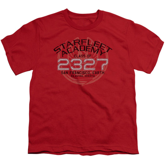 Star Trek - Picard Graduation - Short Sleeve Youth 18/1 - Red T-shirt