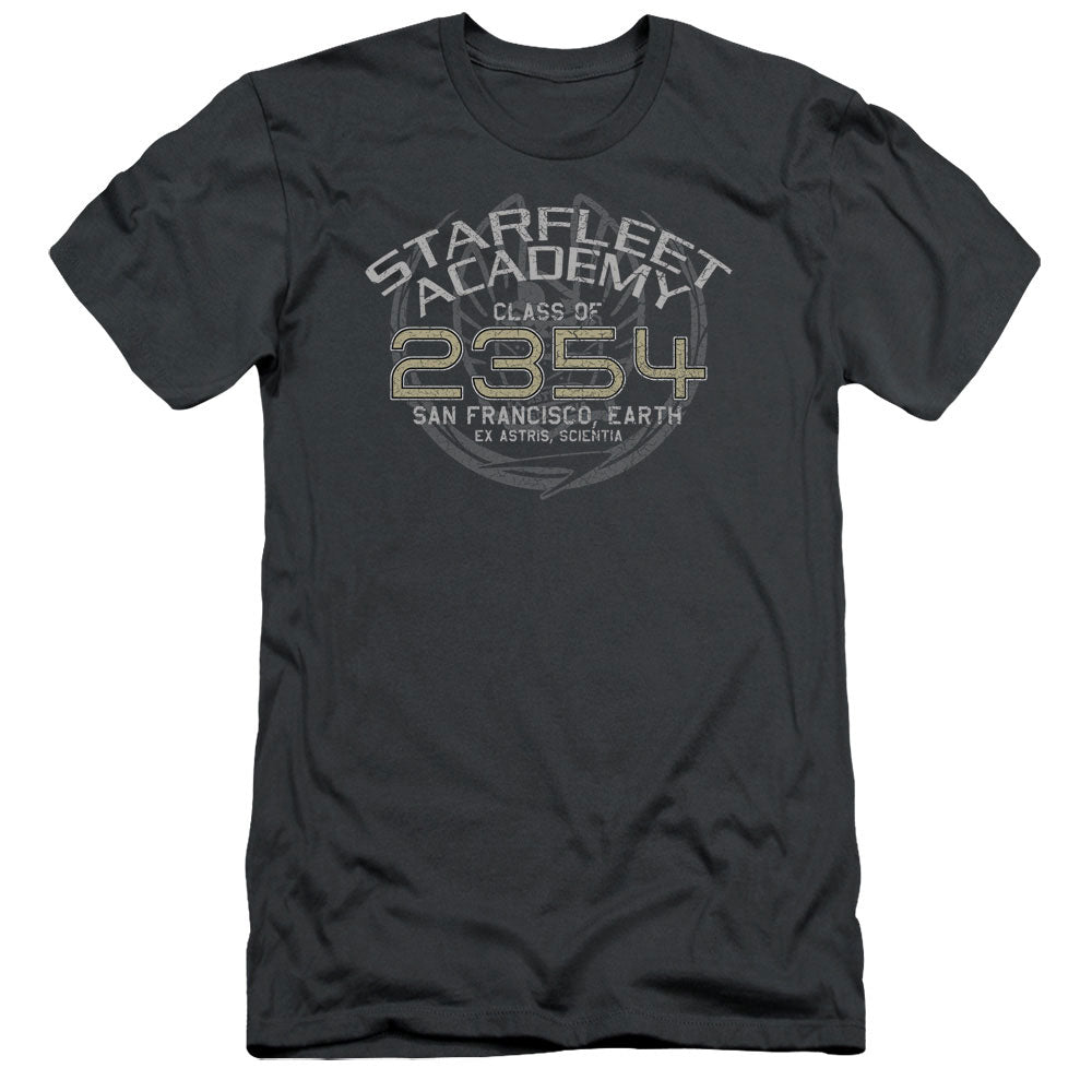 Star Trek - Sisko Graduation - Short Sleeve Adult 30/1 - Charcoal T-shirt