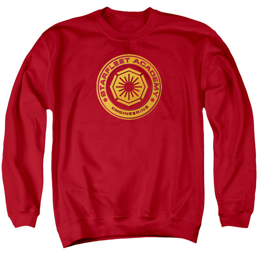Star Trek - Engineering - Adult Crewneck Sweatshirt - Red