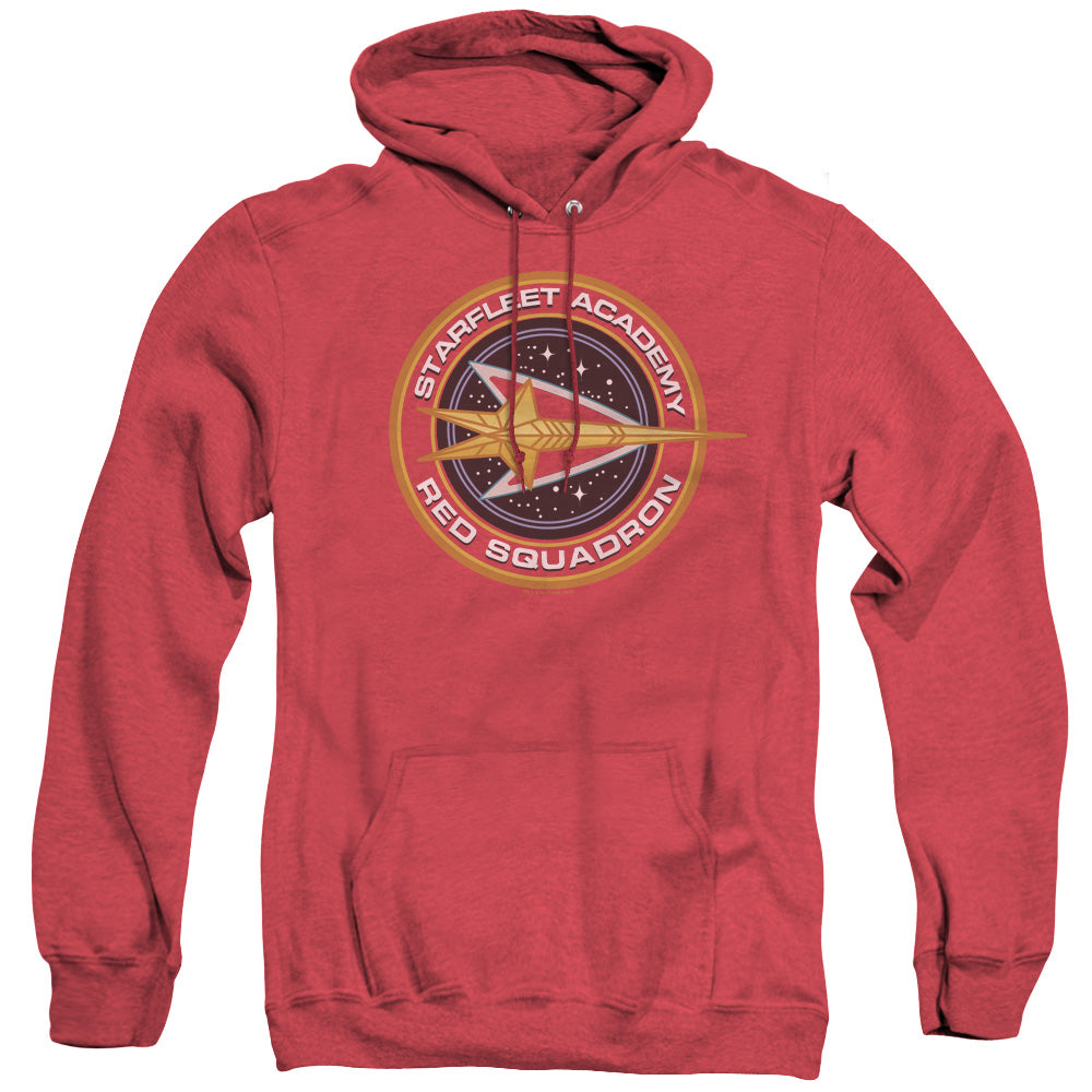Star Trek - Red Squadron - Adult Heather Hoodie - Red