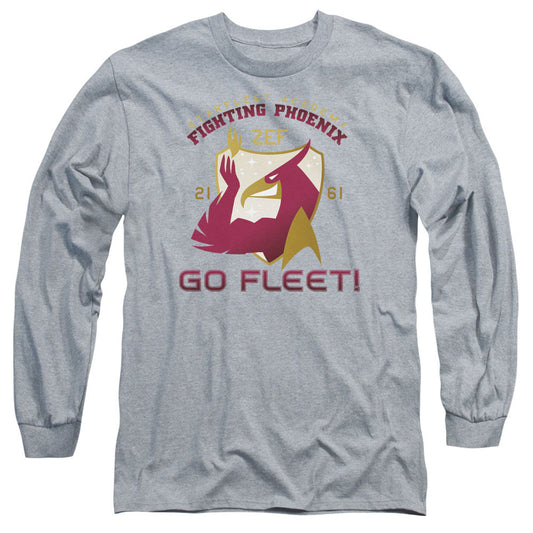 Star Trek - Fighting Phoenix - Long Sleeve Adult 18/1 - Athletic Heather T-shirt