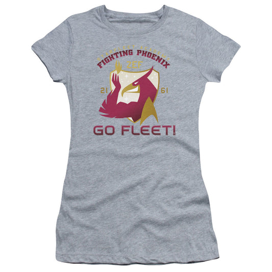 Star Trek - Fighting Phoenix - Short Sleeve Junior Sheer - Athletic Heather T-shirt