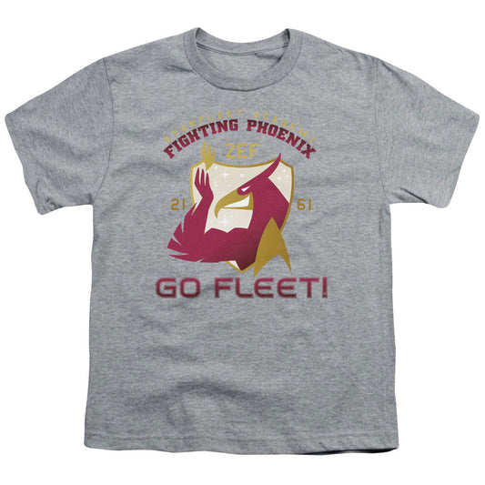 Star Trek - Fighting Phoenix - Short Sleeve Youth 18/1 - Athletic Heather T-shirt