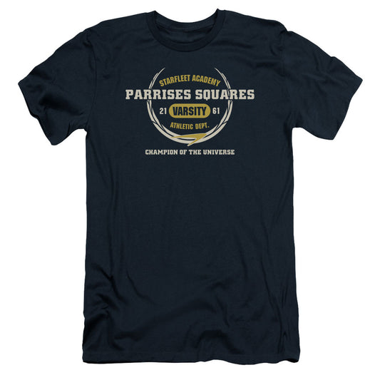 Star Trek - Parrises Squares - Short Sleeve Adult 30/1 - Navy T-shirt