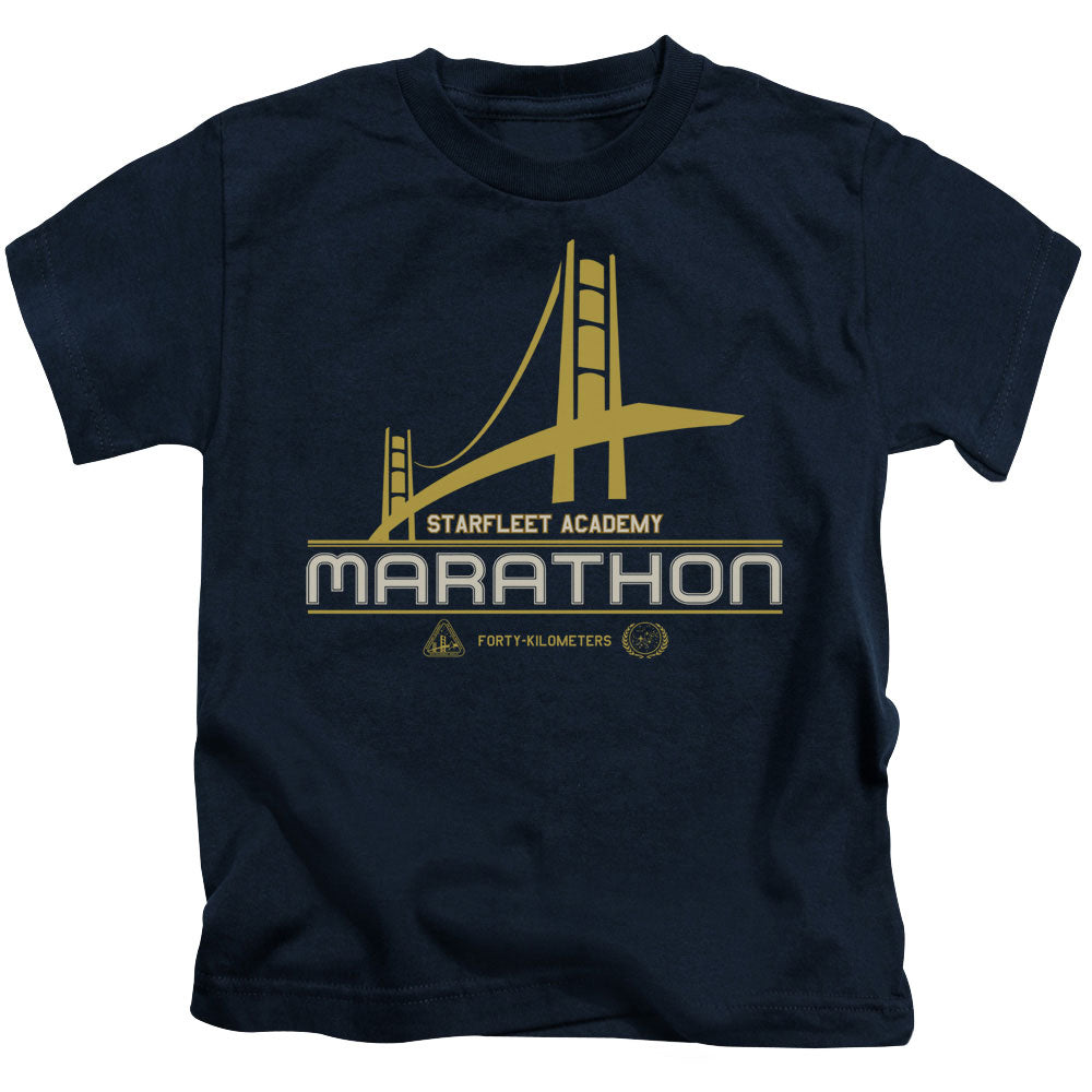 STAR TREK MARATHON LOGO - S/S JUVENILE 18/1 - NAVY - T-Shirt