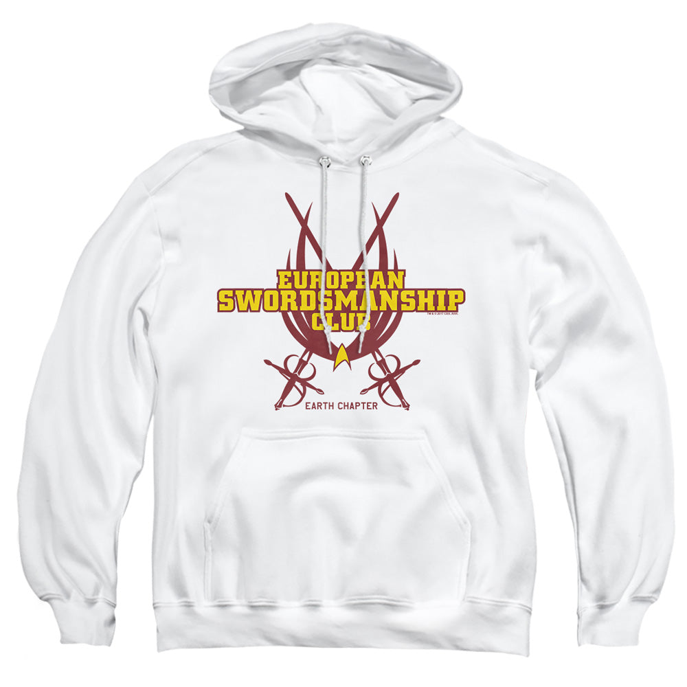 Star Trek - Swordsmanship Club - Adult Pull-over Hoodie - White