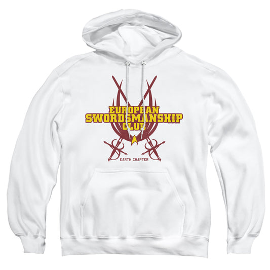 Star Trek - Swordsmanship Club - Adult Pull-over Hoodie - White