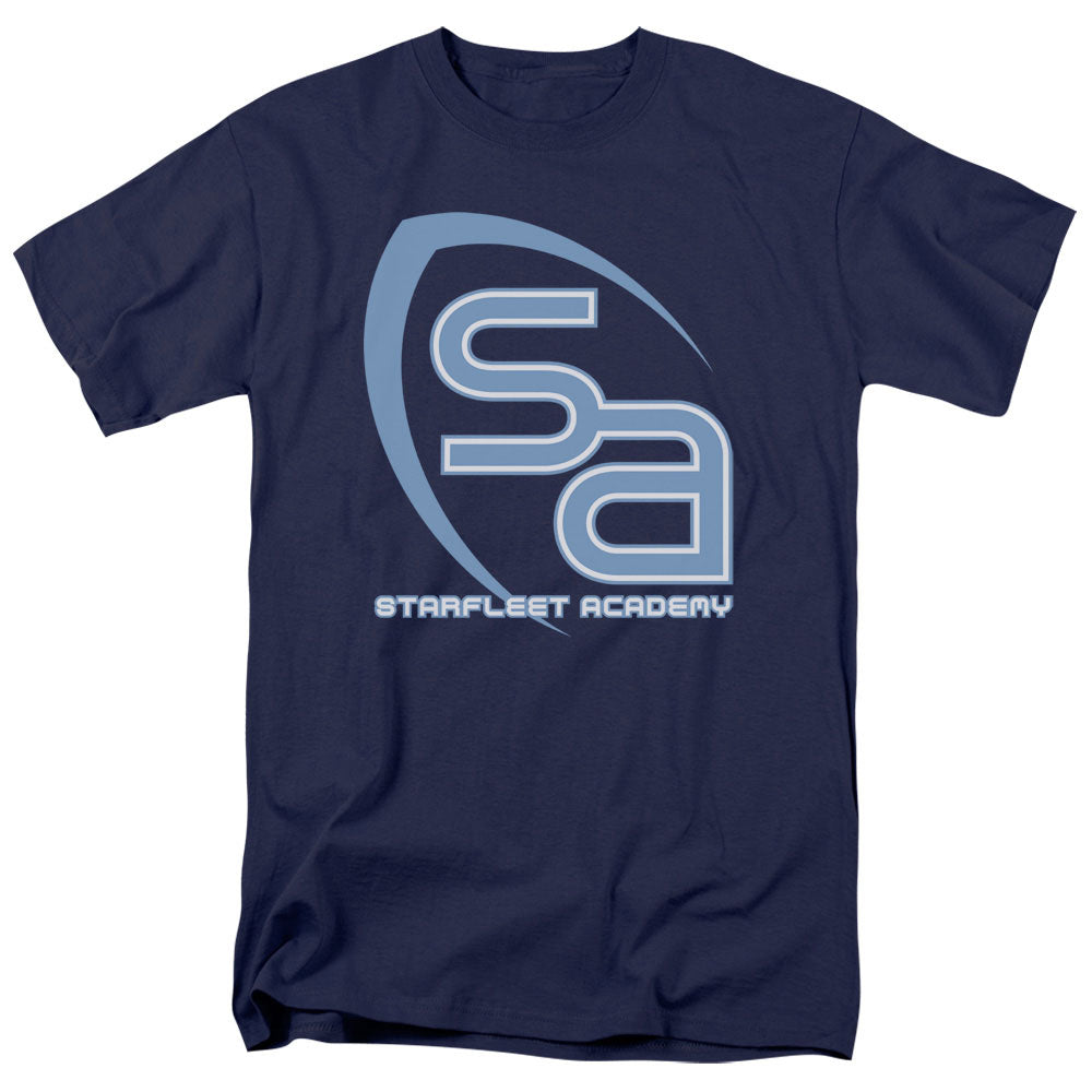 Star Trek - Sa Logo - Short Sleeve Adult 18/1 - Navy T-shirt