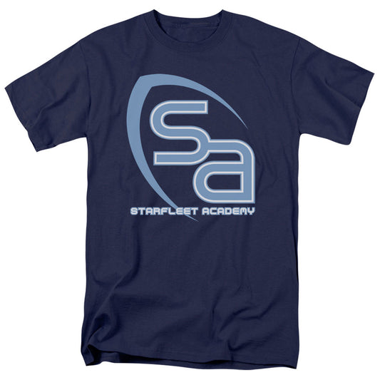 Star Trek - Sa Logo - Short Sleeve Adult 18/1 - Navy T-shirt