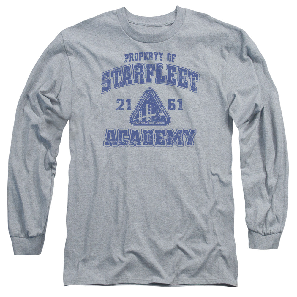 Star Trek - Old School - Long Sleeve Adult 18/1 - Athletic Heather T-shirt
