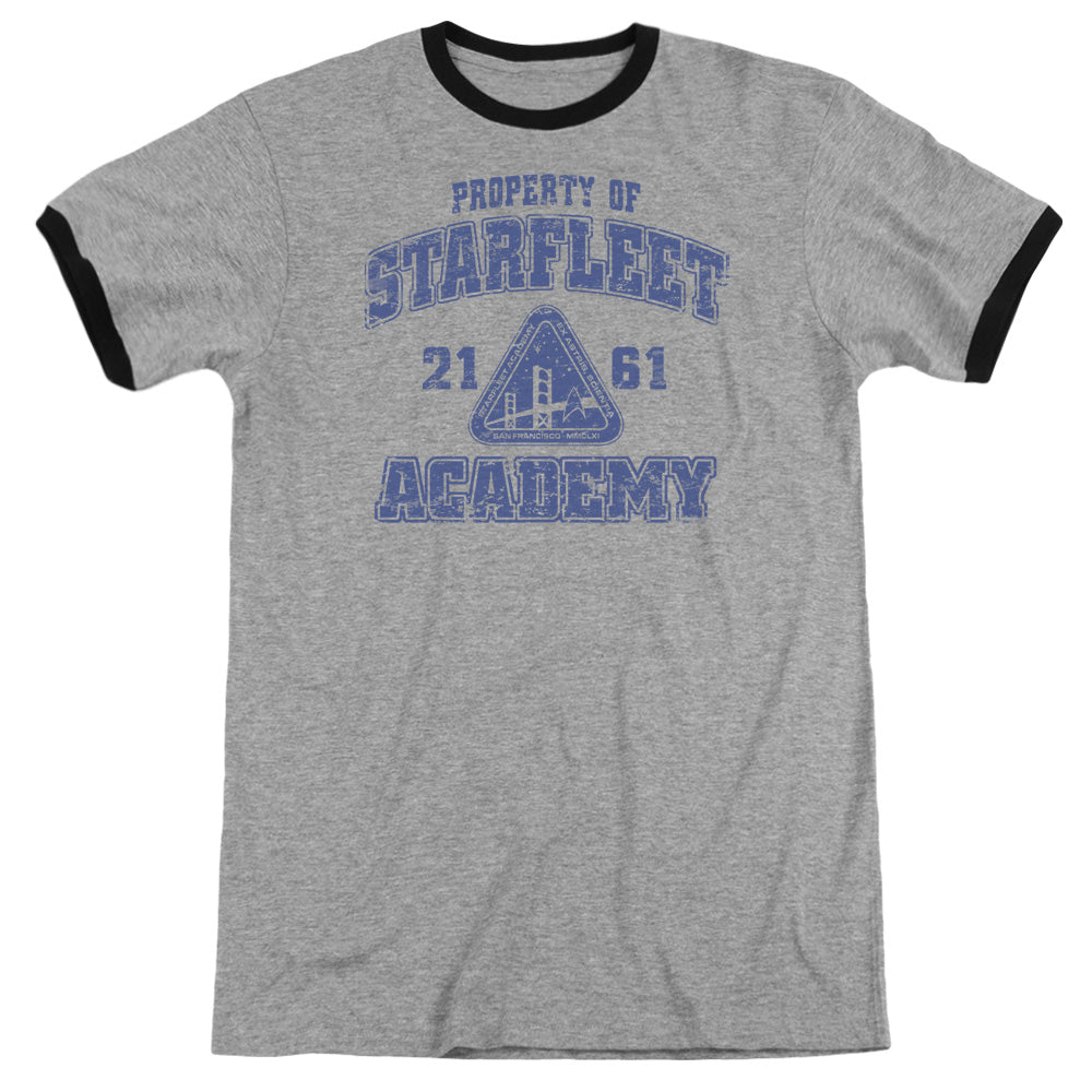 Star Trek - Old School - Adult Ringer - Heather/black