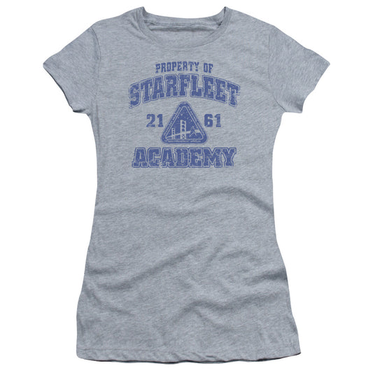Star Trek - Old School - Short Sleeve Junior Sheer - Athletic Heather T-shirt