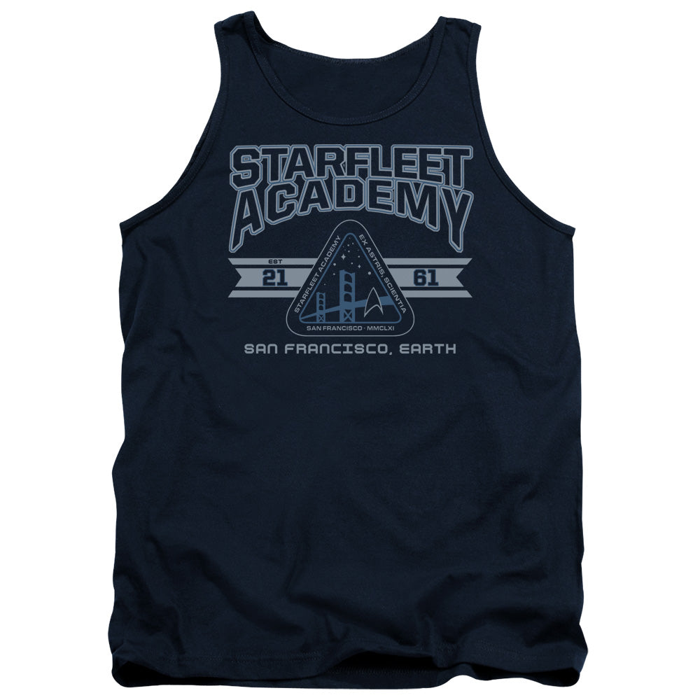 Star Trek - Starfleet Academy Earth - Adult Tank - Navy