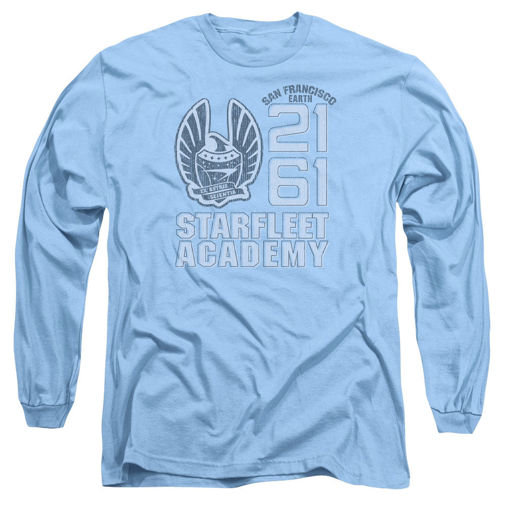 Star Trek - 2161 - Long Sleeve Adult 18/1 - Carolina Blue T-shirt