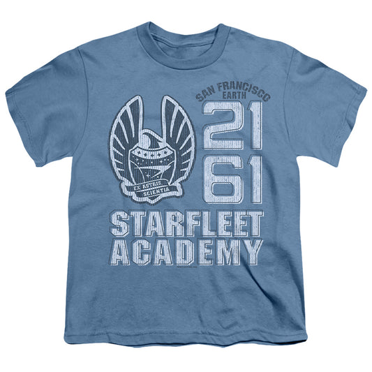 Star Trek - 2161 - Short Sleeve Youth 18/1 - Carolina Blue T-shirt