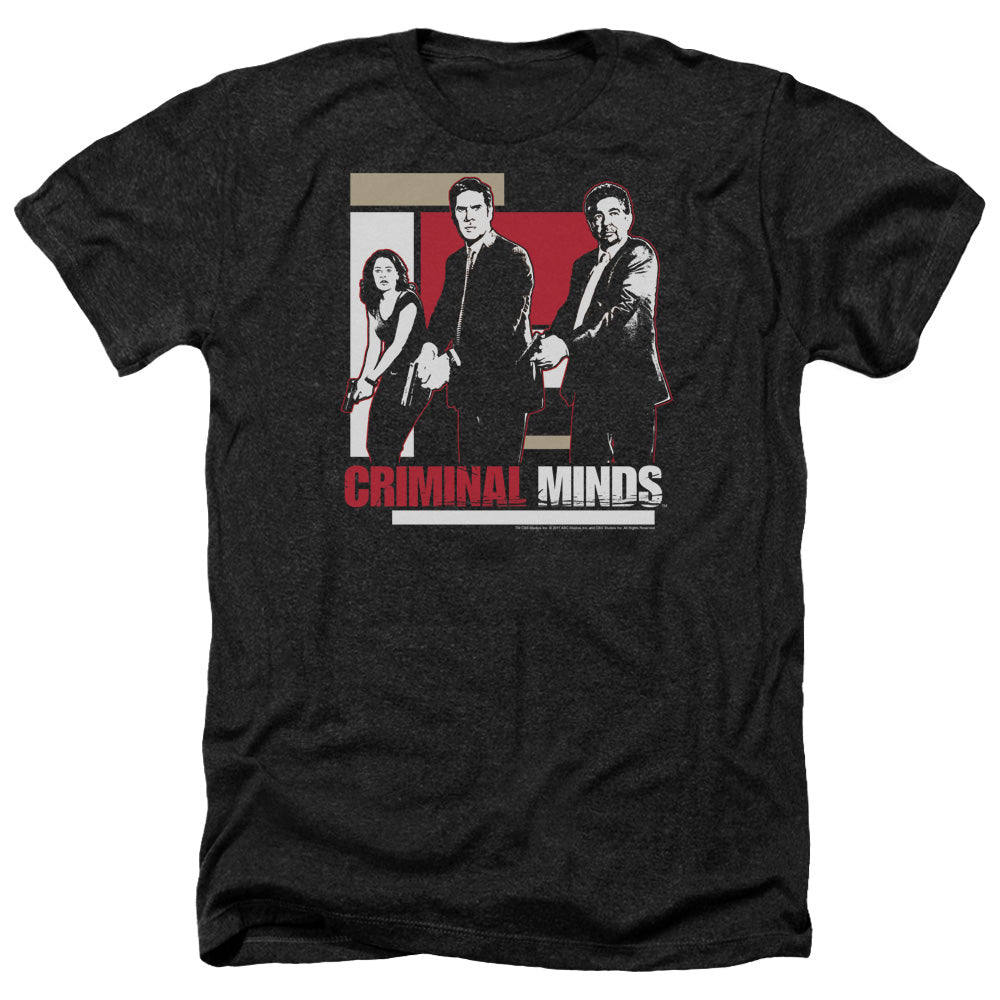 Criminal Minds - Guns Drawn - Adult Heather-black
