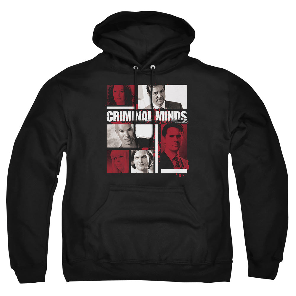 Criminal Minds - Character Boxes - Adult Pull-over Hoodie - Black