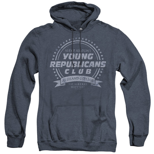 Family Ties - Young Republicans Club - Adult Heather Hoodie - Navy