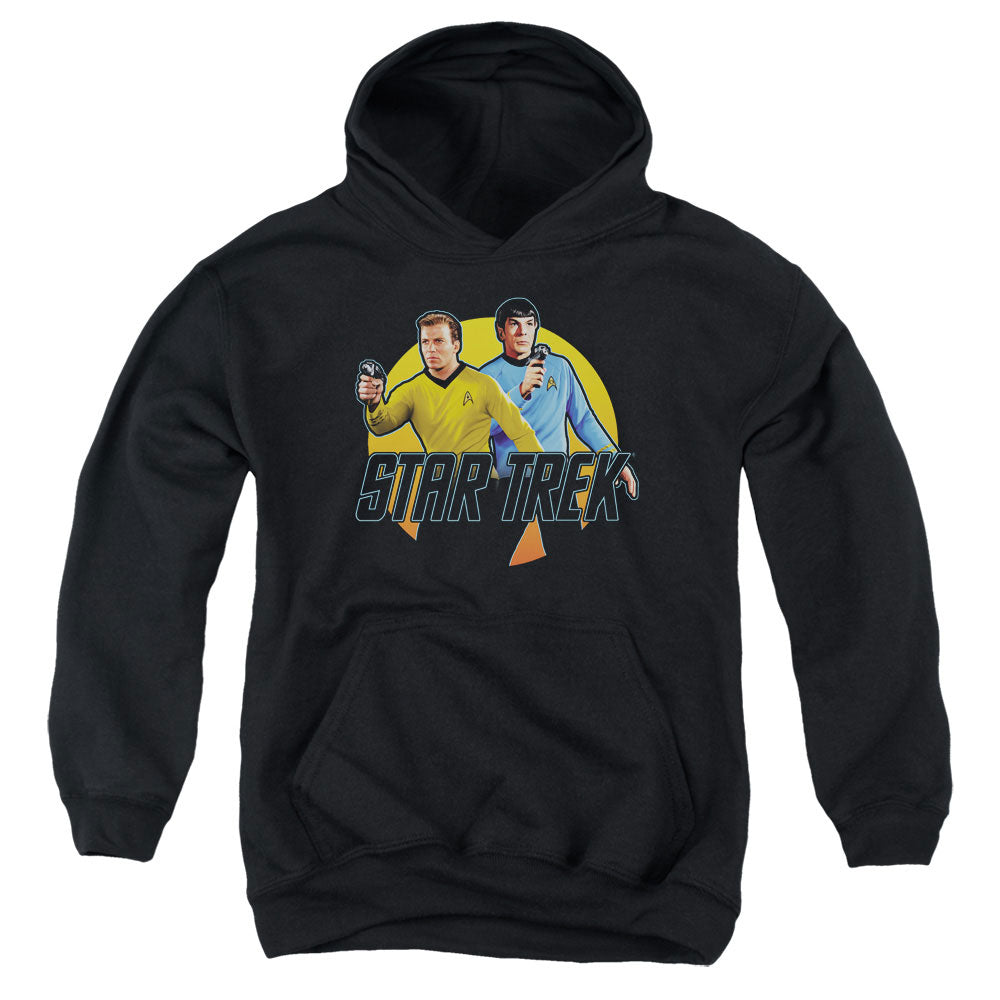 Star Trek - Phasers Ready - Youth Pull-over Hoodie - Black