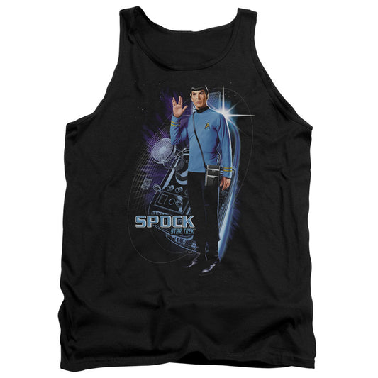Star Trek - Galactic Spock - Adult Tank - Black