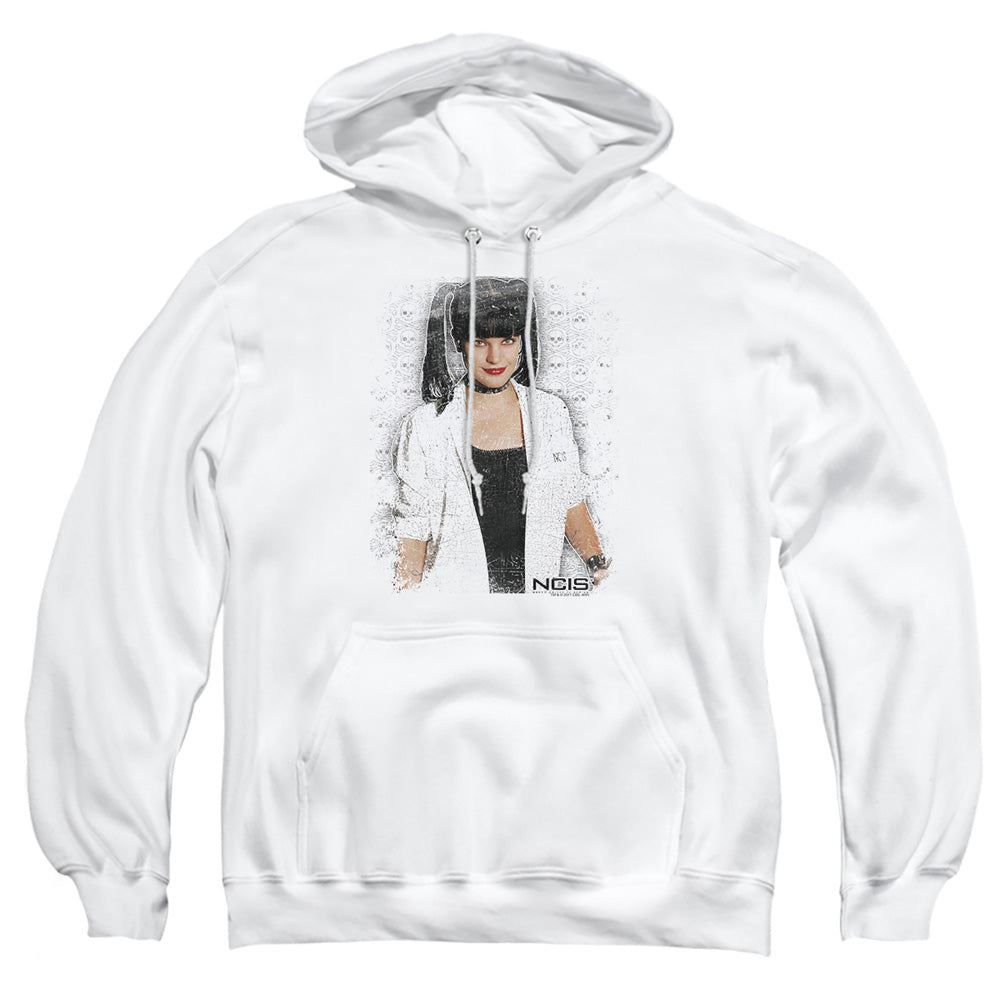 Ncis - Abby Skulls - Adult Pull-over Hoodie - White