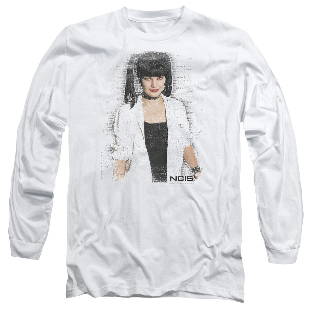 Ncis - Abby Skulls - Long Sleeve Adult 18/1 - White T-shirt
