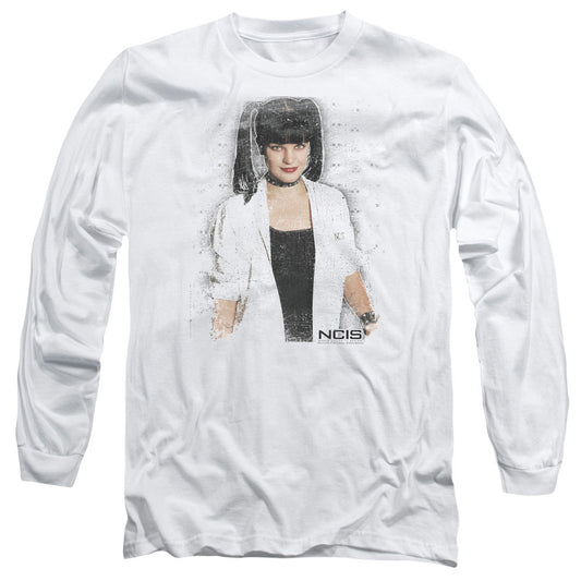 Ncis - Abby Skulls - Long Sleeve Adult 18/1 - White T-shirt