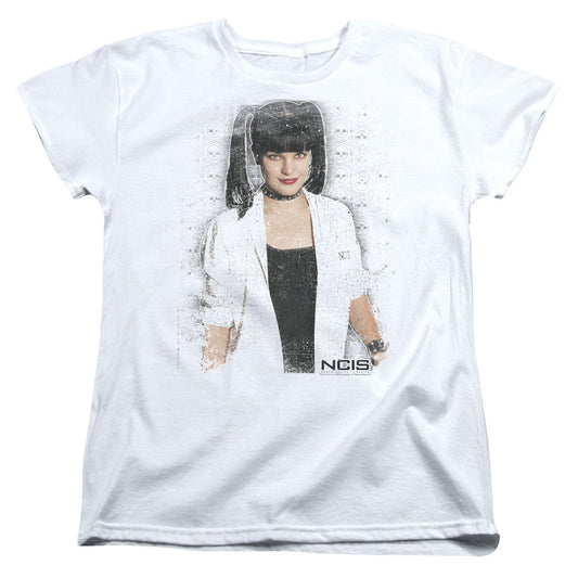 Ncis - Abby Skulls - Short Sleeve Womens Tee - White T-shirt