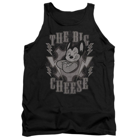 Mighty Mouse - The Big Cheese - Adult Tank - Black
