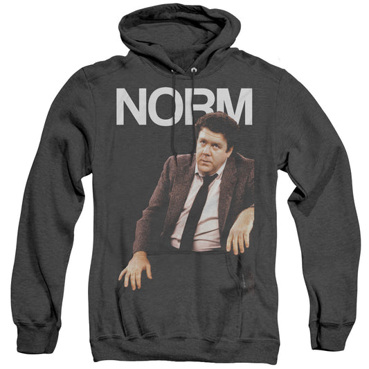 Cheers - Norm - Adult Heather Hoodie - Black