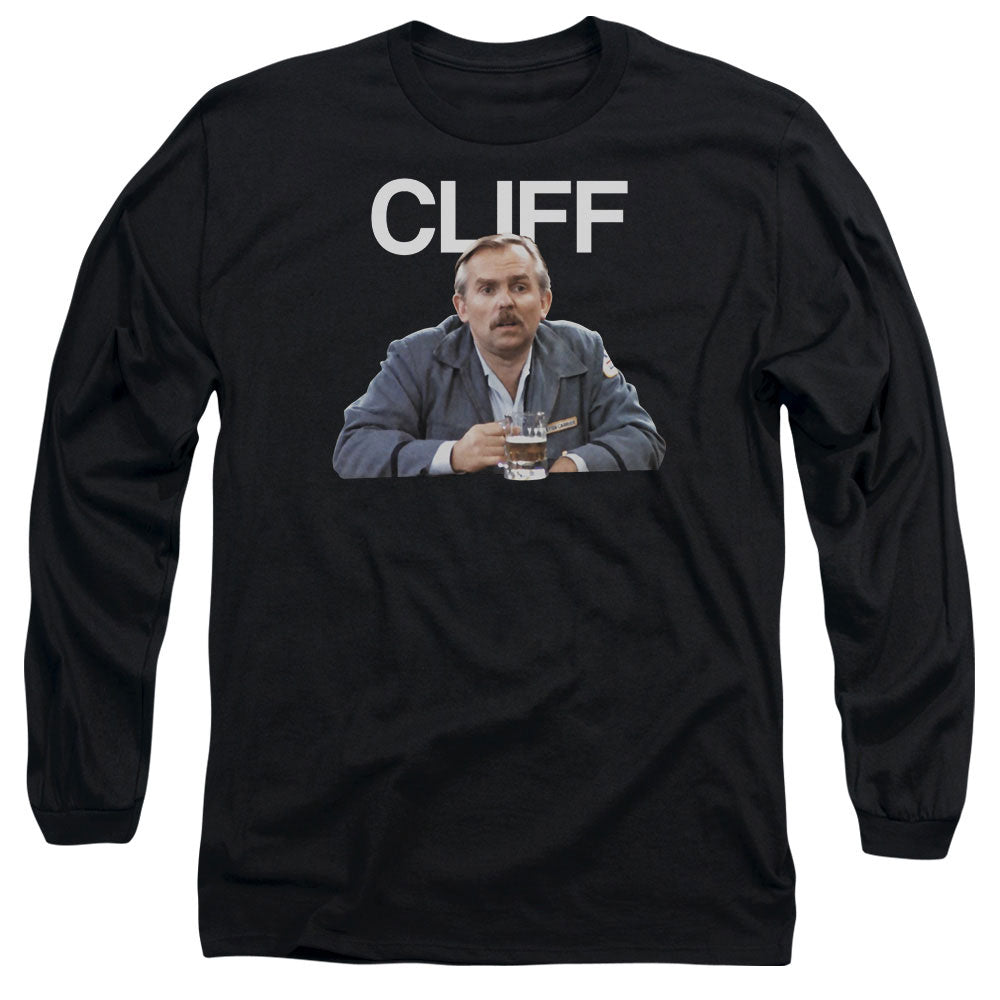 Cheers - Cliff - Long Sleeve Adult 18/1 - Black T-shirt