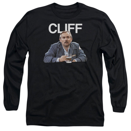 Cheers - Cliff - Long Sleeve Adult 18/1 - Black T-shirt